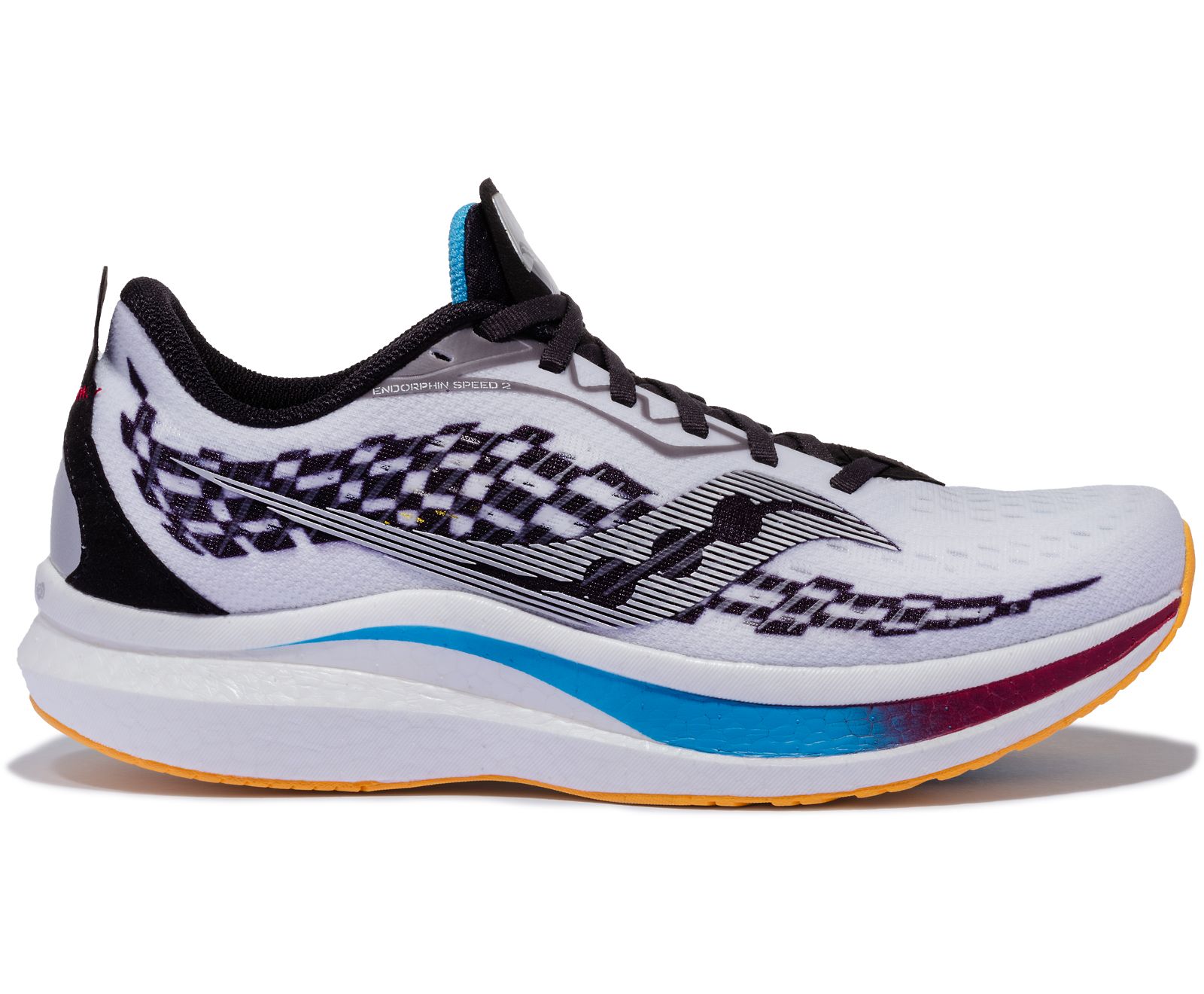Tenis Para Correr Saucony Endorphin Speed 2 Hombre Blancos Negros | México 474YXFU